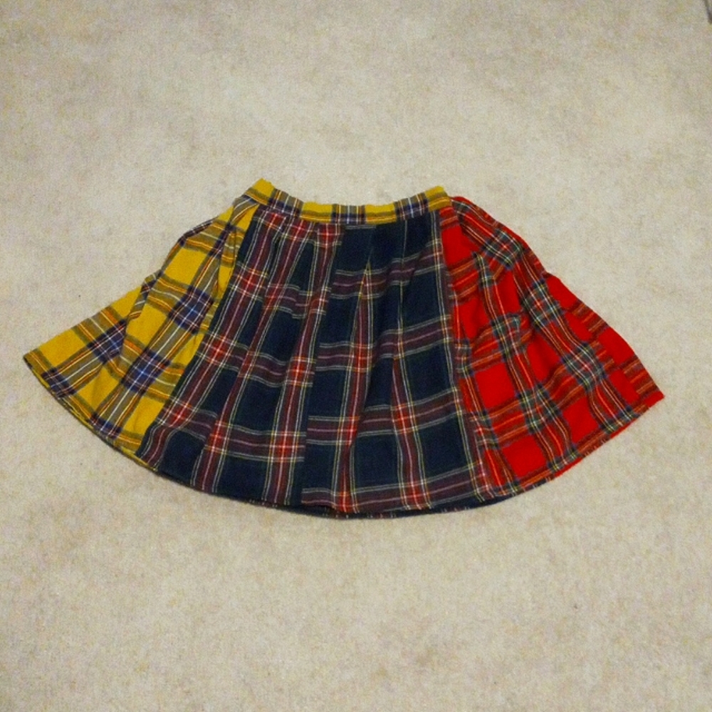 Vintage mini pleated skirt